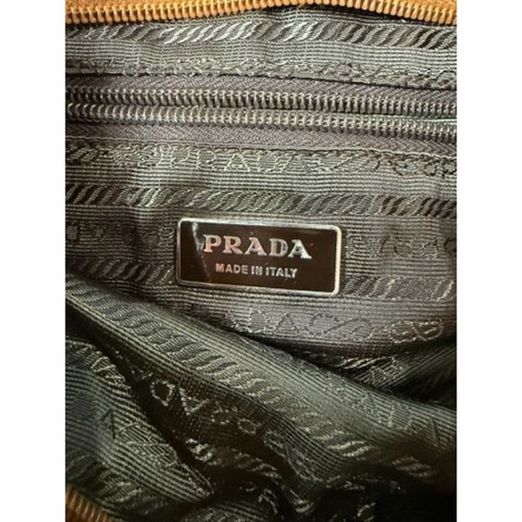 Vintage Prada Enameled Metal Triangle Tote with COA - Picture 12 of 12